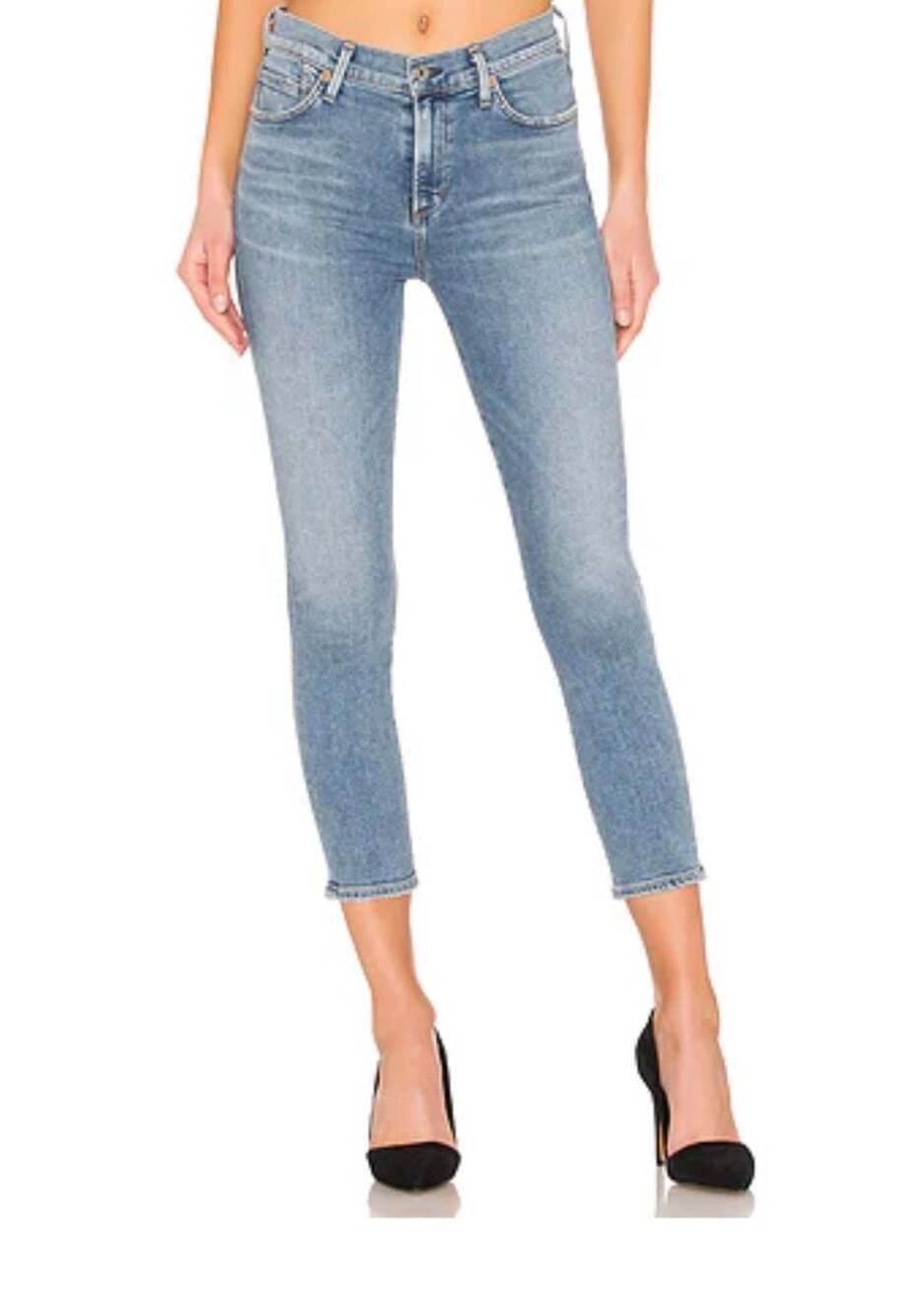 Citizens of Humanity Rocket Crop High Rise Skinny in Serenity